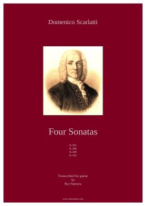Scarlatti - 4 Sonatas cover